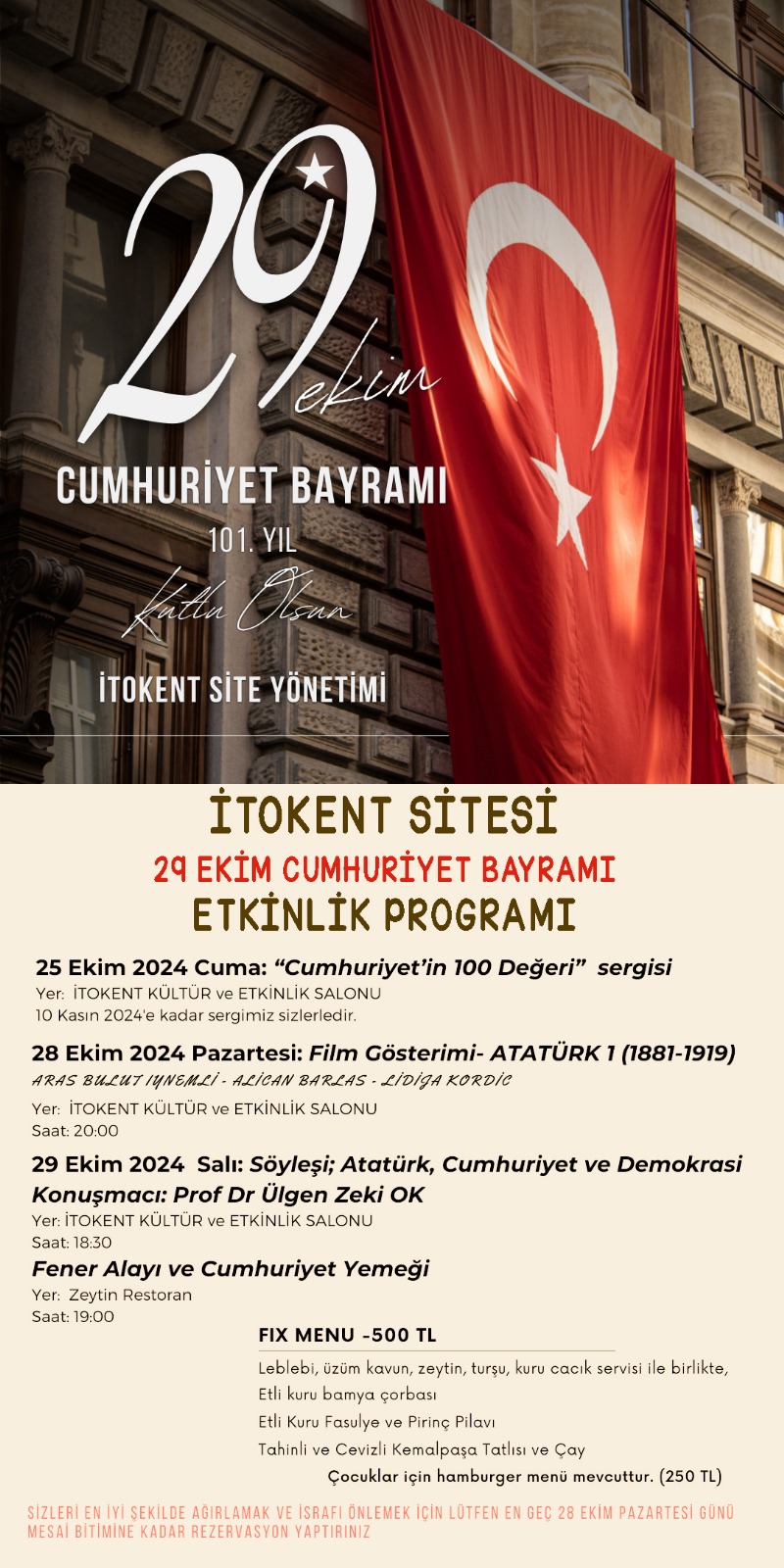 You are currently viewing 29 Ekim Cumhuriyet Bayramı Etkinliklerimiz